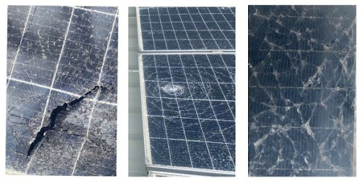 Trường hợp tấm pin mặt trời bị hỏng do trời mưa thì nên làm gì?