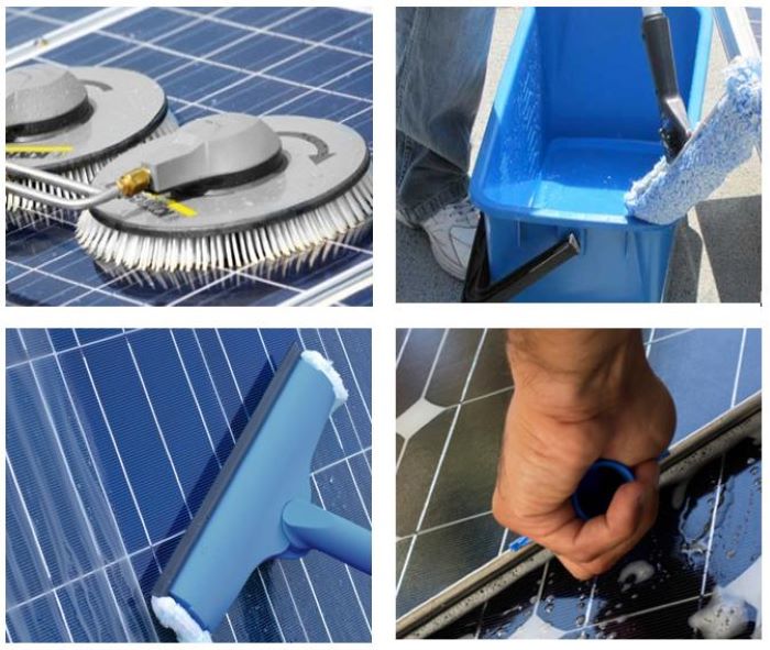 Quy trình các bước thực hiện vệ sinh pin mặt trời đơn giản tại nhà