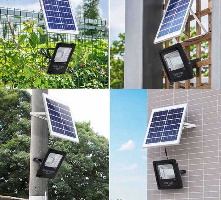 Đèn pha năng lượng mặt trời 100W và ứng dụng phổ biến Đèn pha năng lượng mặt trời 100W và ứng dụng phổ biến