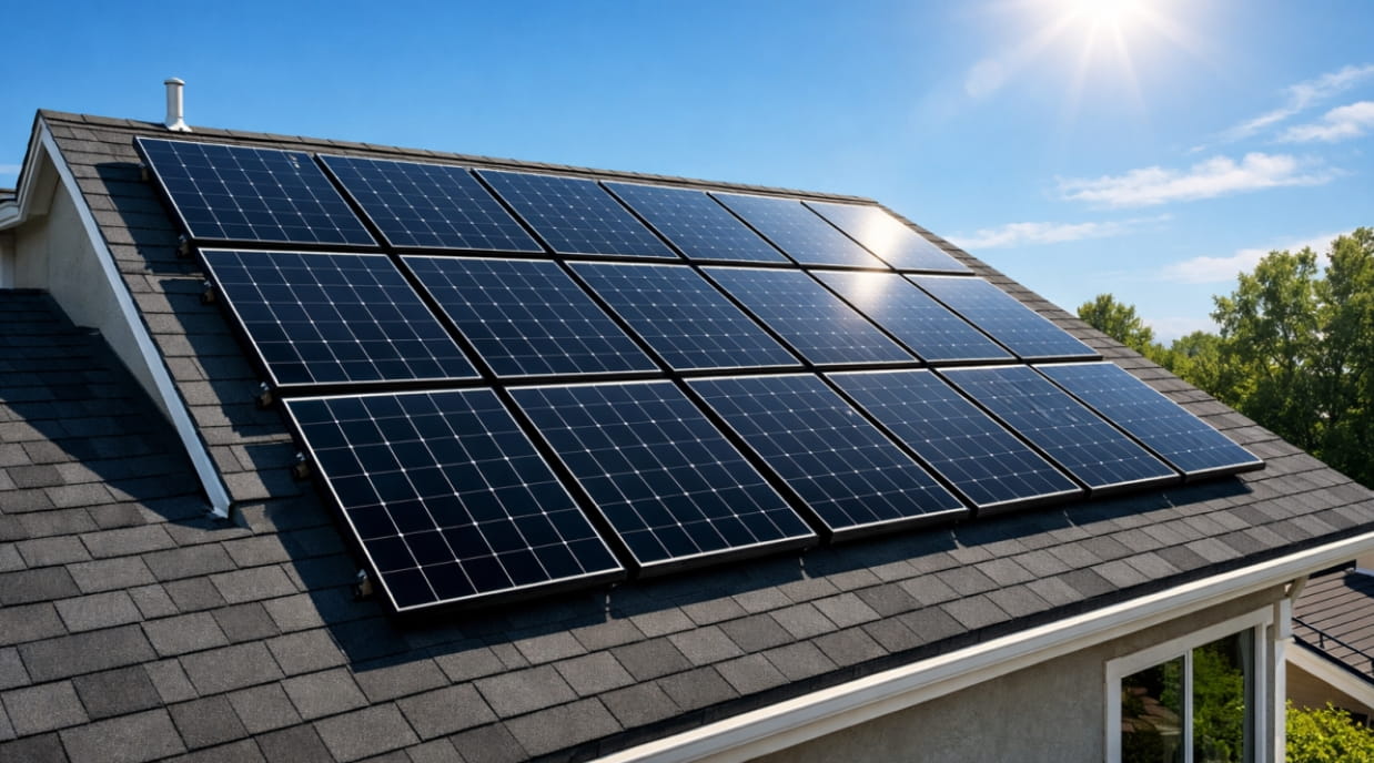 Góc nghiêng tấm pin năng lượng mặt trời