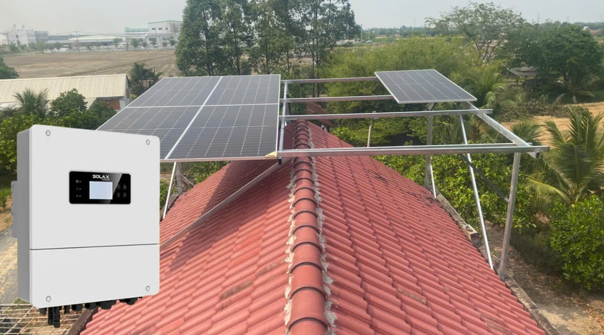 Inverter Hybrid 5kW là thiết bị quan trọng trong hệ thống điện mặt trời
