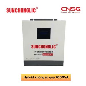 Biến tần Hybrid Inverter không cần ắc quy 7000VA điện áp 260-450V
