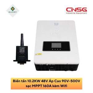 Biến tần Sumry 10.2KW 48V áp cao 90V-500V sạc MPPT 160A kèm Wifi