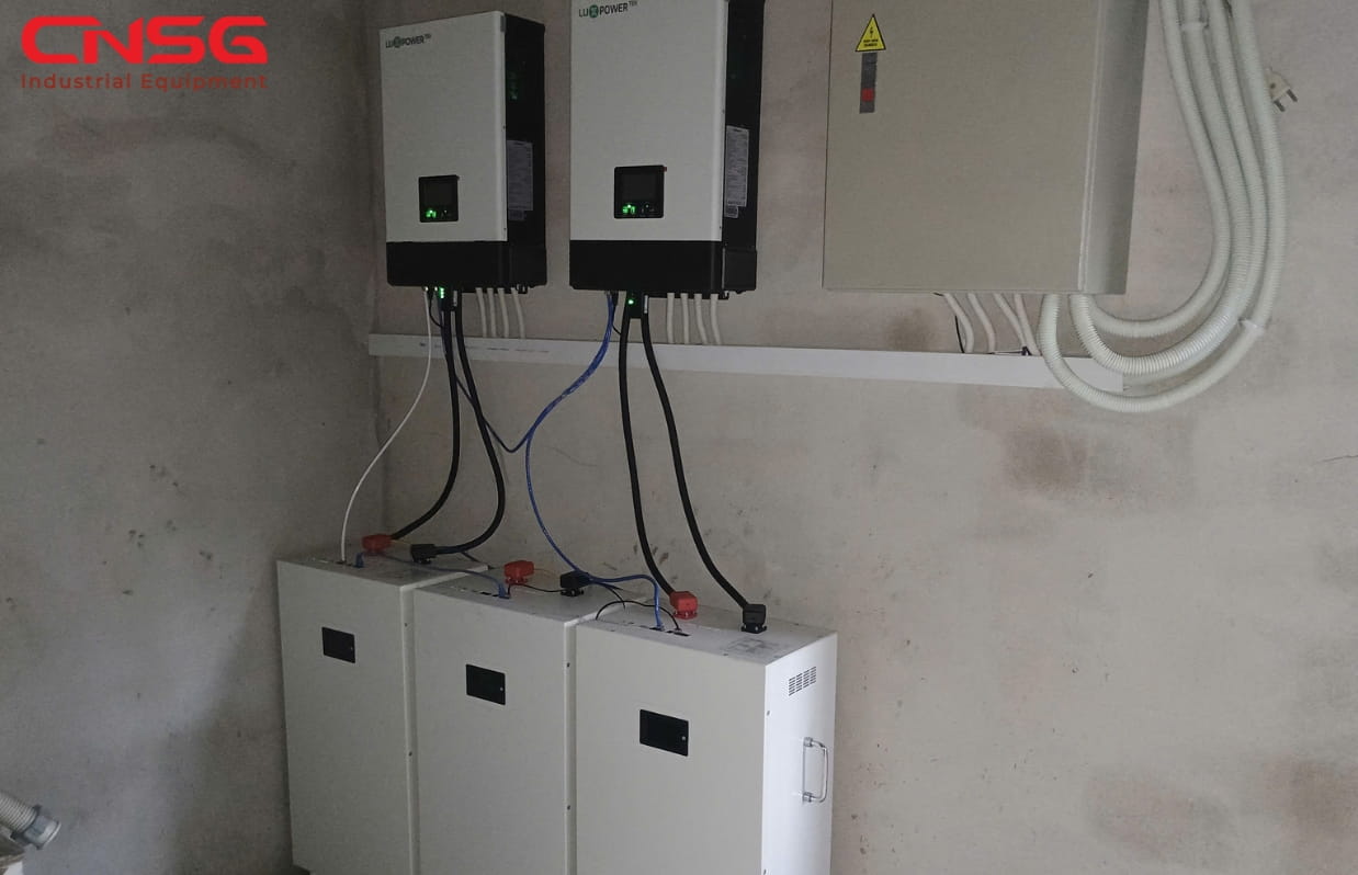 điện mặt trời 27kWp tại biệt phủ Củ Chi, TPHCM