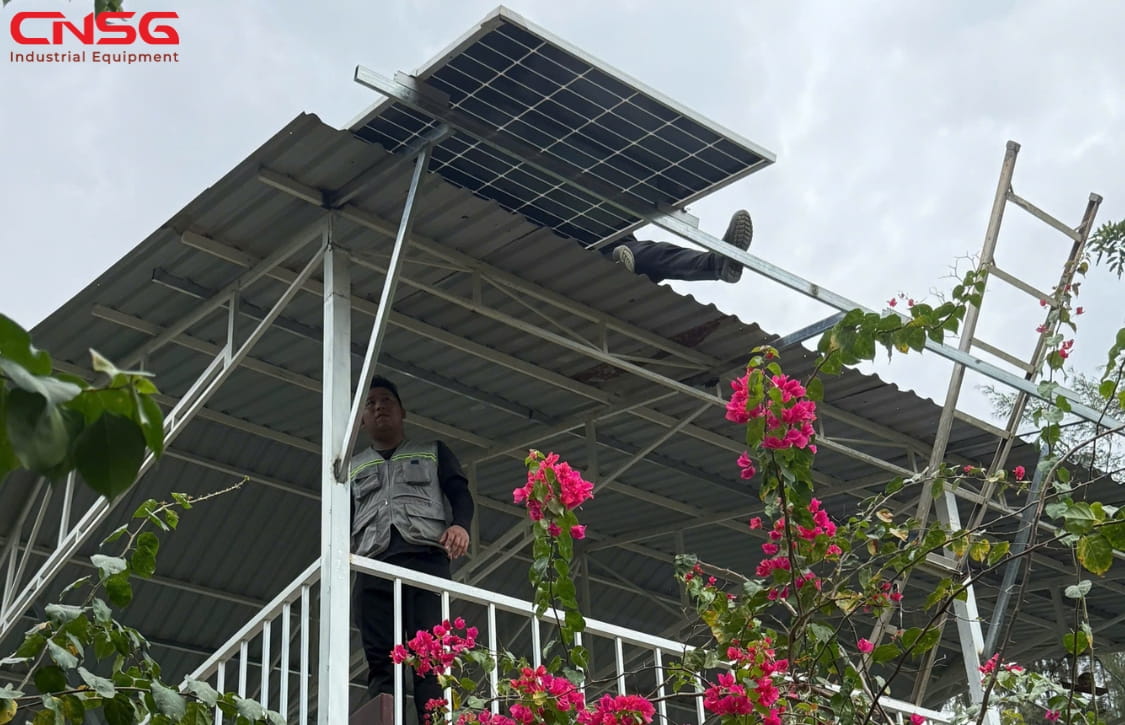 Hệ thống điện mặt trời 14.28kWp tại Hòa Thắng, Mũi Né