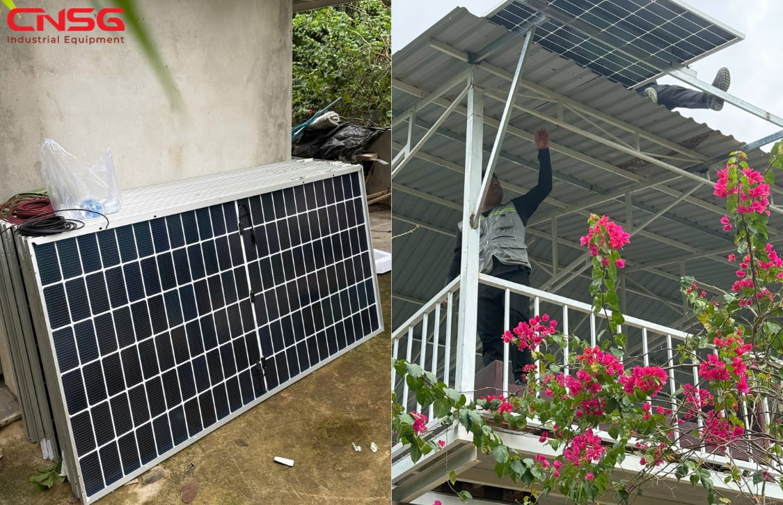 Hệ thống điện mặt trời 14.28kWp tại Hòa Thắng, Mũi Né