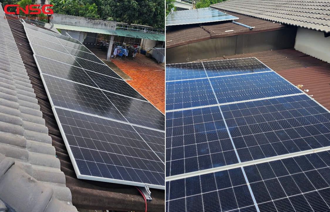 Lắp điện mặt trời hộ gia đình 6kWp tại Bà Rịa, Vũng Tàu