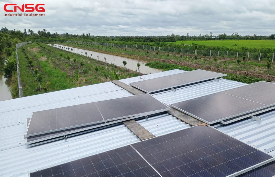 Điện năng lượng mặt trời 7.38kWp tại Vĩnh Long