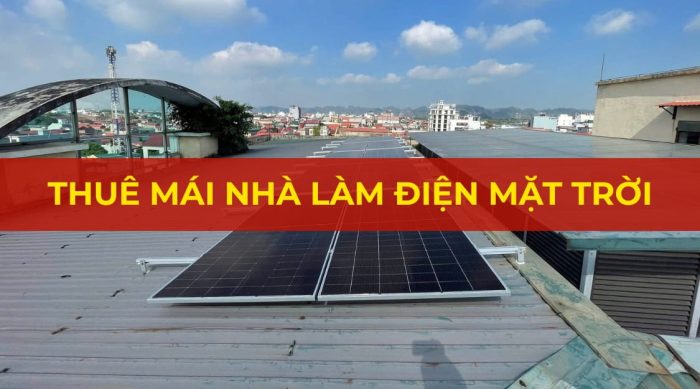 thuê mái nhà lắp điện mặt trời