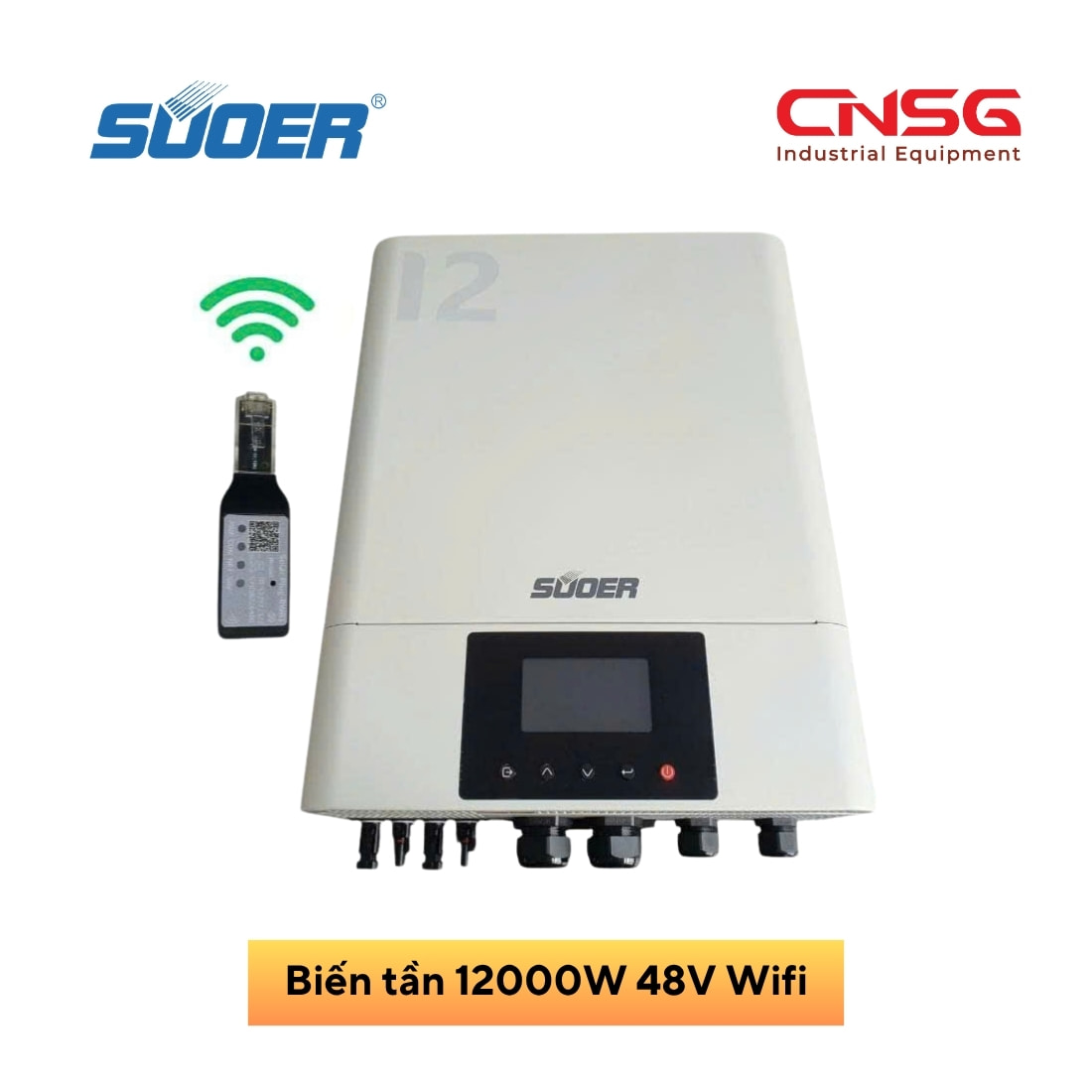 Biến tần năng lượng mặt trời SUOER 12000W 48V Wifi
