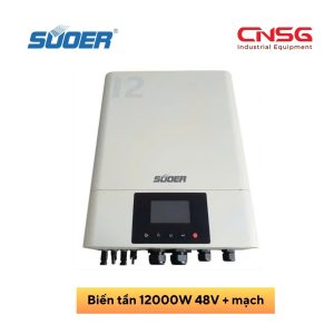 Biến tần năng lượng mặt trời SUOER 12000W 48V + mạch