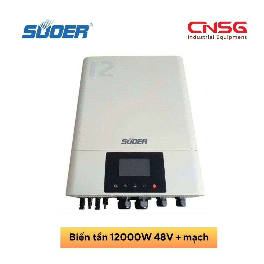 Biến tần năng lượng mặt trời SUOER 12000W 48V + mạch