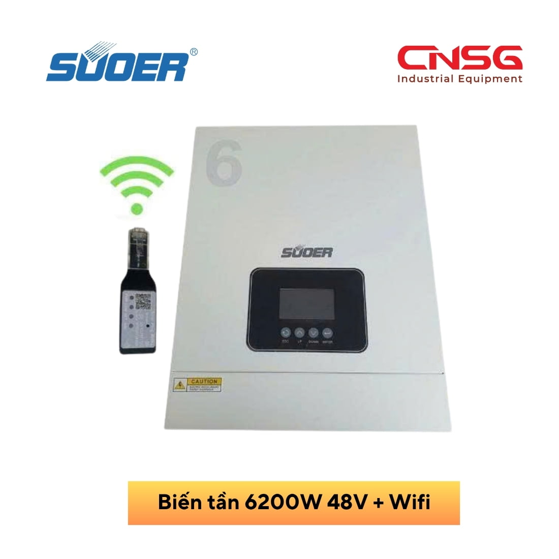 Biến tần năng lượng mặt trời SUOER 6200W 48V + Wifi
