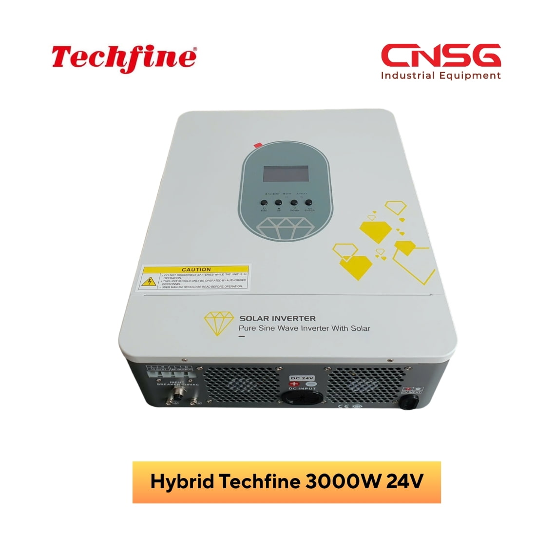 biến tần Hybrid Techfine 3000W 24V, PV 40-500V