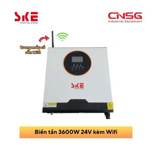 Biến tần năng lượng mặt trời 3600W 24V kèm Wifi