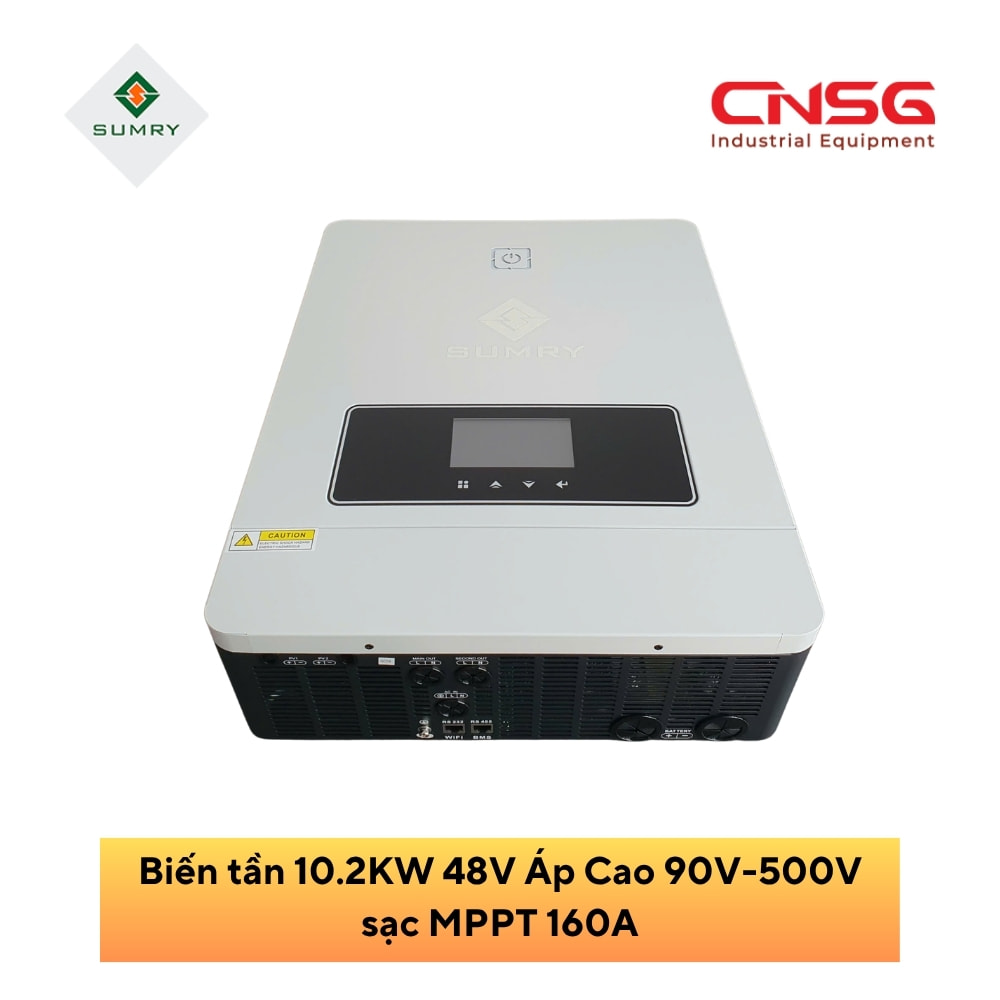 biến tần Sumry 10.2KW 48V Áp Cao 90V-500V sạc MPPT 160A