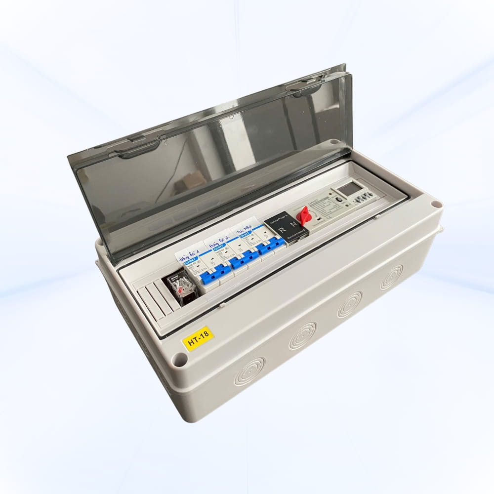 Tủ ATS 2P-100A tự động chuyển hai nguồn đồng hồ điện 15 ngày chịu tải cực cao cài đặt sẵn