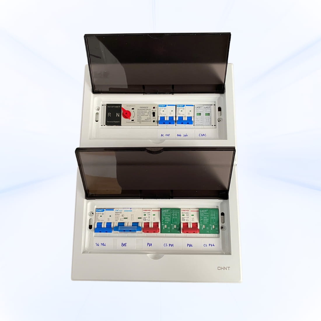 Tủ điện biến tần Hybird hòa lưới Lumentree 4KW 6KW