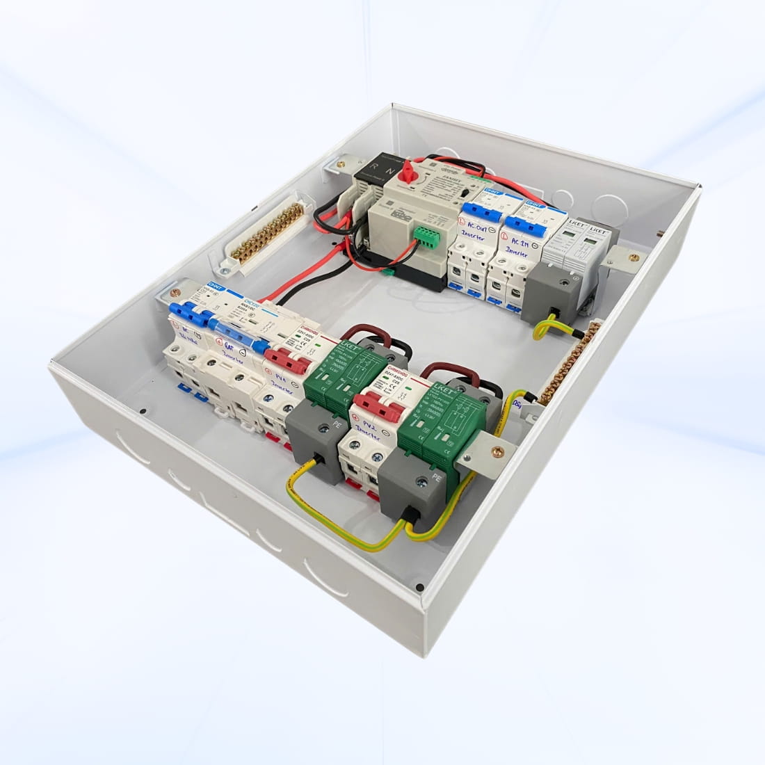 Tủ điện biến tần Hybird hòa lưới Lumentree 4KW 6KW