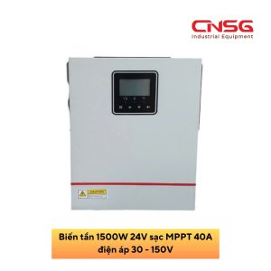 Biến tần 1500W 24V sạc MPPT 40A điện áp 30 - 150V
