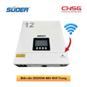 Biến tần năng lượng mặt trời SUOER 12000W 48V Wifi - Trong