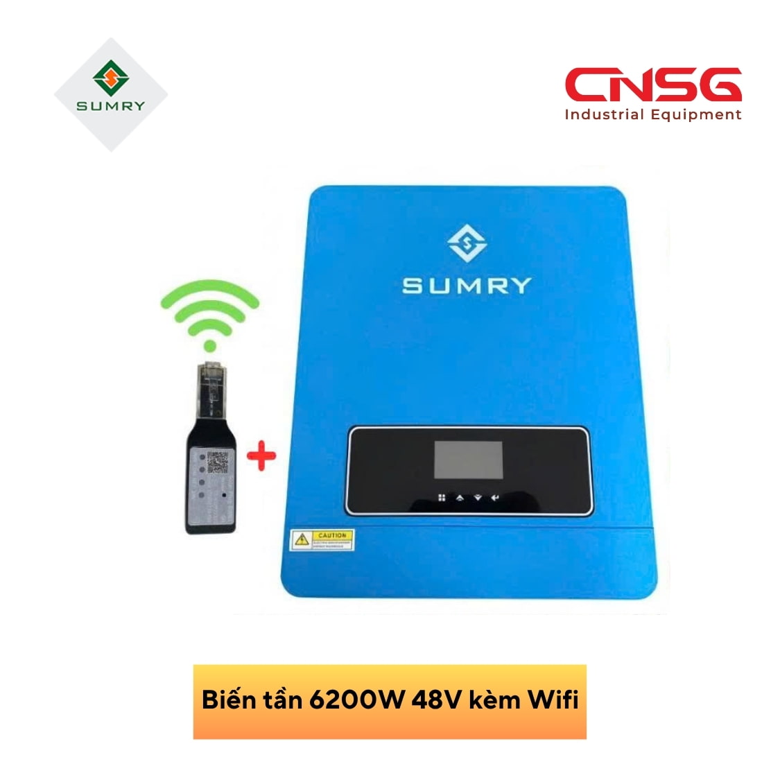 Biến tần Sumry 6200W 48V kèm Wifi