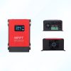 Bộ điều khiển sạc năng lượng mặt trời MPPT 100A màu đỏ