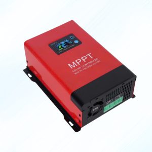 Bộ điều khiển sạc năng lượng mặt trời MPPT 100A màu đỏ