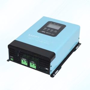 Bộ điều khiển sạc năng lượng mặt trời MPPT 120A màu xanh