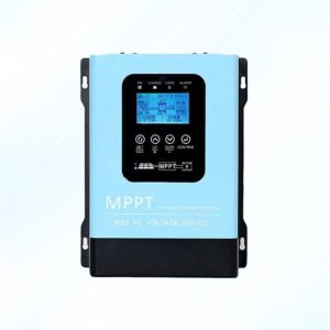 Bộ điều khiển sạc năng lượng mặt trời MPPT 30A màu xanh