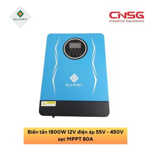 Bộ đổi điện đa dụng Sumry 1800W 12V điện áp 55V - 450V sạc MPPT 80A