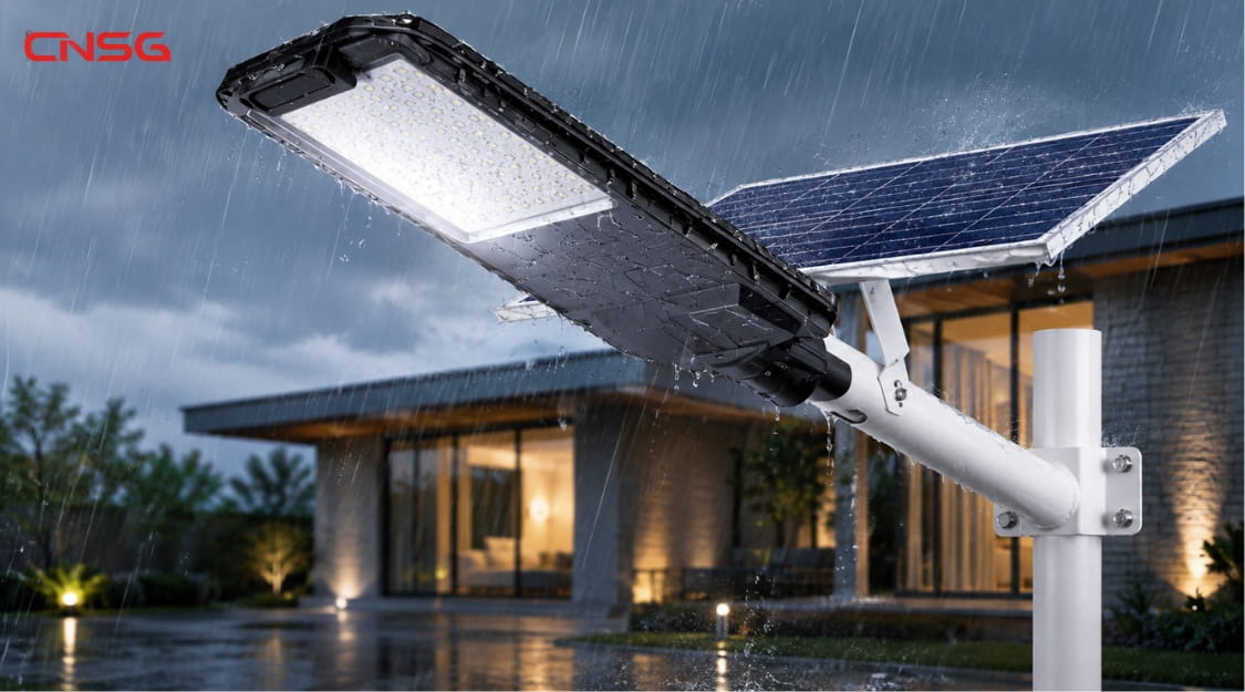 Đèn năng lượng mặt trời IP67 chống nước là gì?