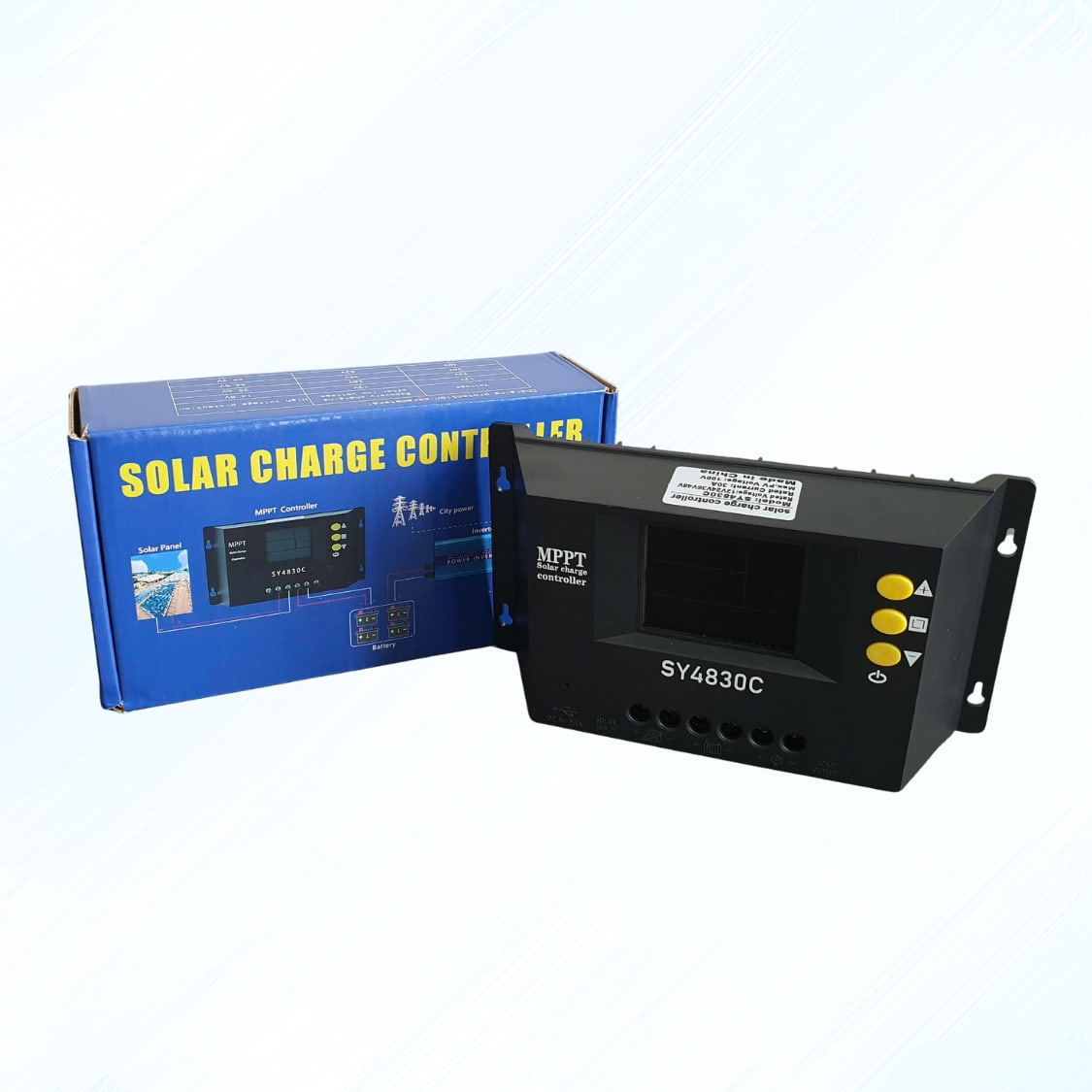 Sạc điều khiển năng lượng mặt trời 30A tự động nhận dạng 12V/24V/36V/48V