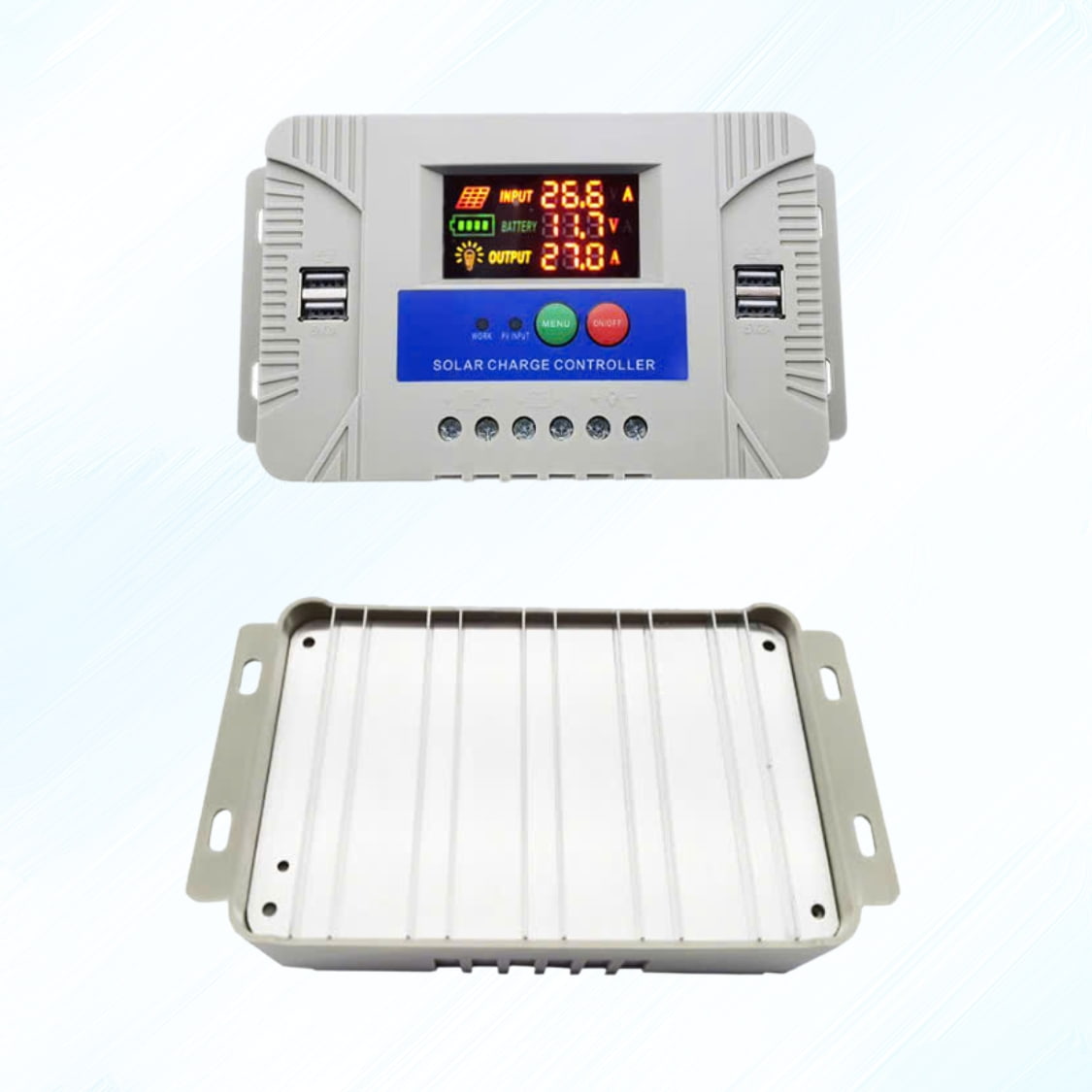 Sạc năng lượng mặt trời điều khiển 30A màn hình LED hiển thị
