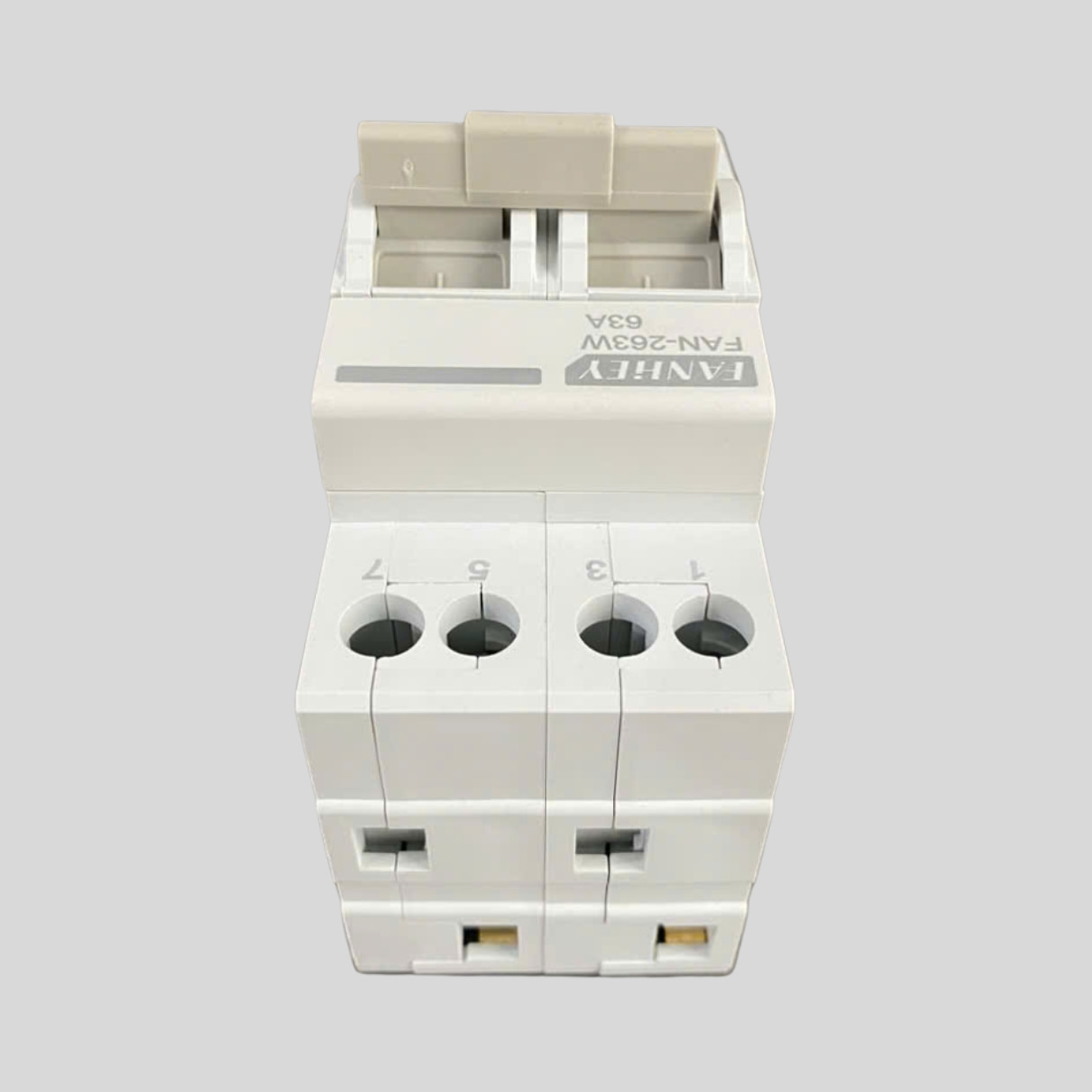 Aptomat cầu dao đảo chiều FAN-263W 63A chính hãng FanHey - FAN-63/2P