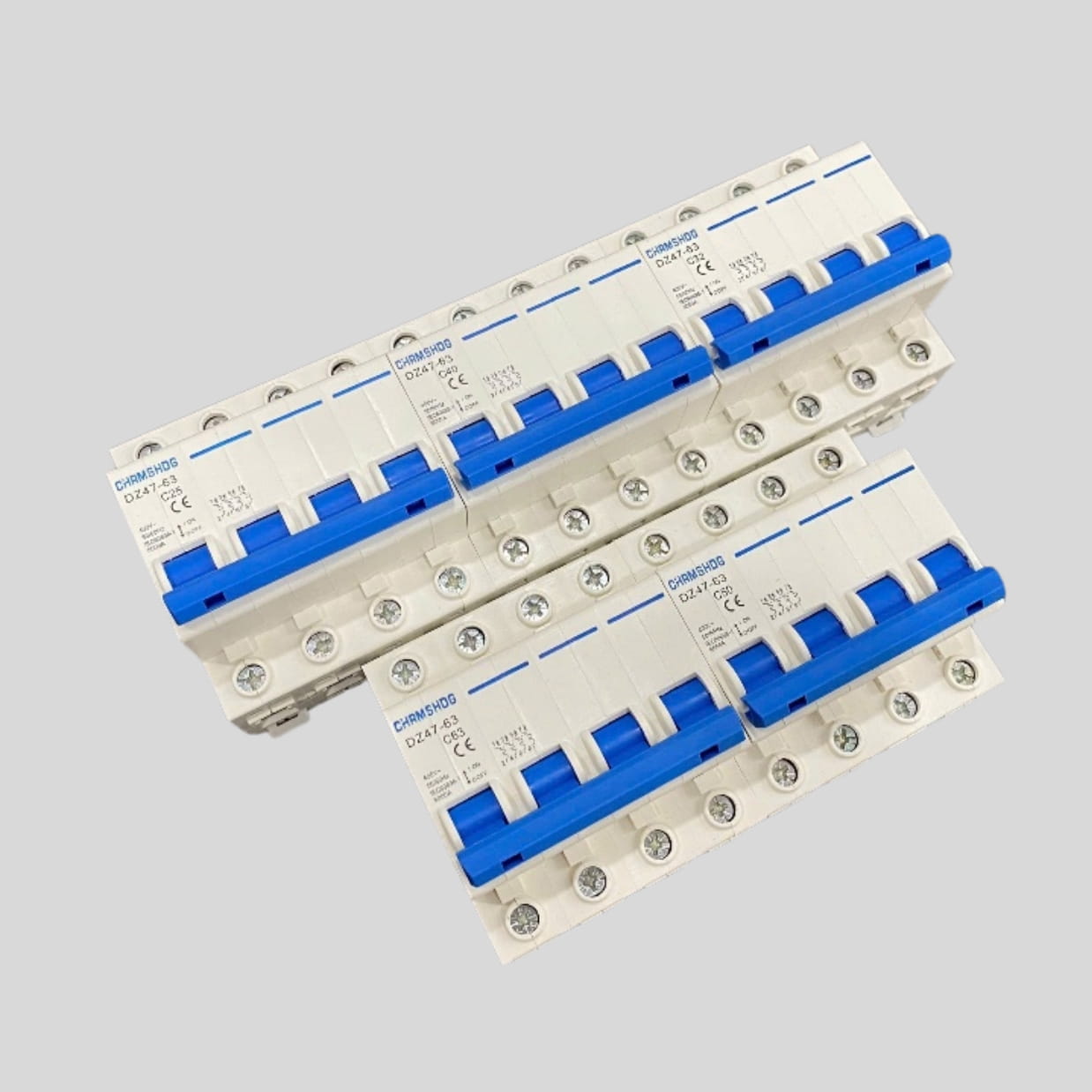 Aptomat MCB AC 4 Pha DZ47-63 CHRMSHDG 25A-63A