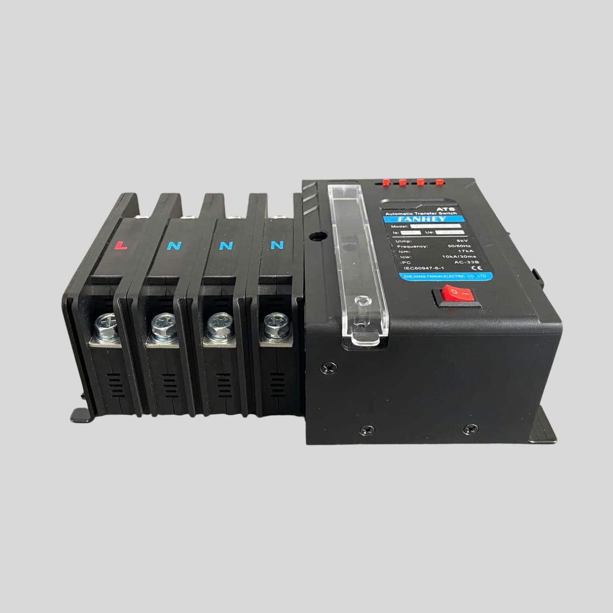 Bộ chuyển nguồn tự động ATS 4P 100A - Đảo chiều 2 nguồn điện Solar và máy phát