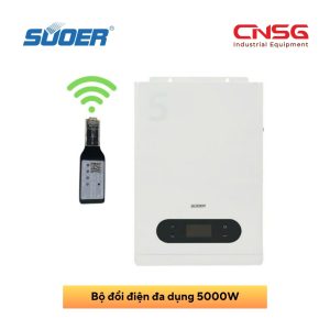 Bộ đổi điện đa dụng 5000W 48V điện áp 120V - 500V sạc MPPT 80A sạc AC 80A Tặng Wifi