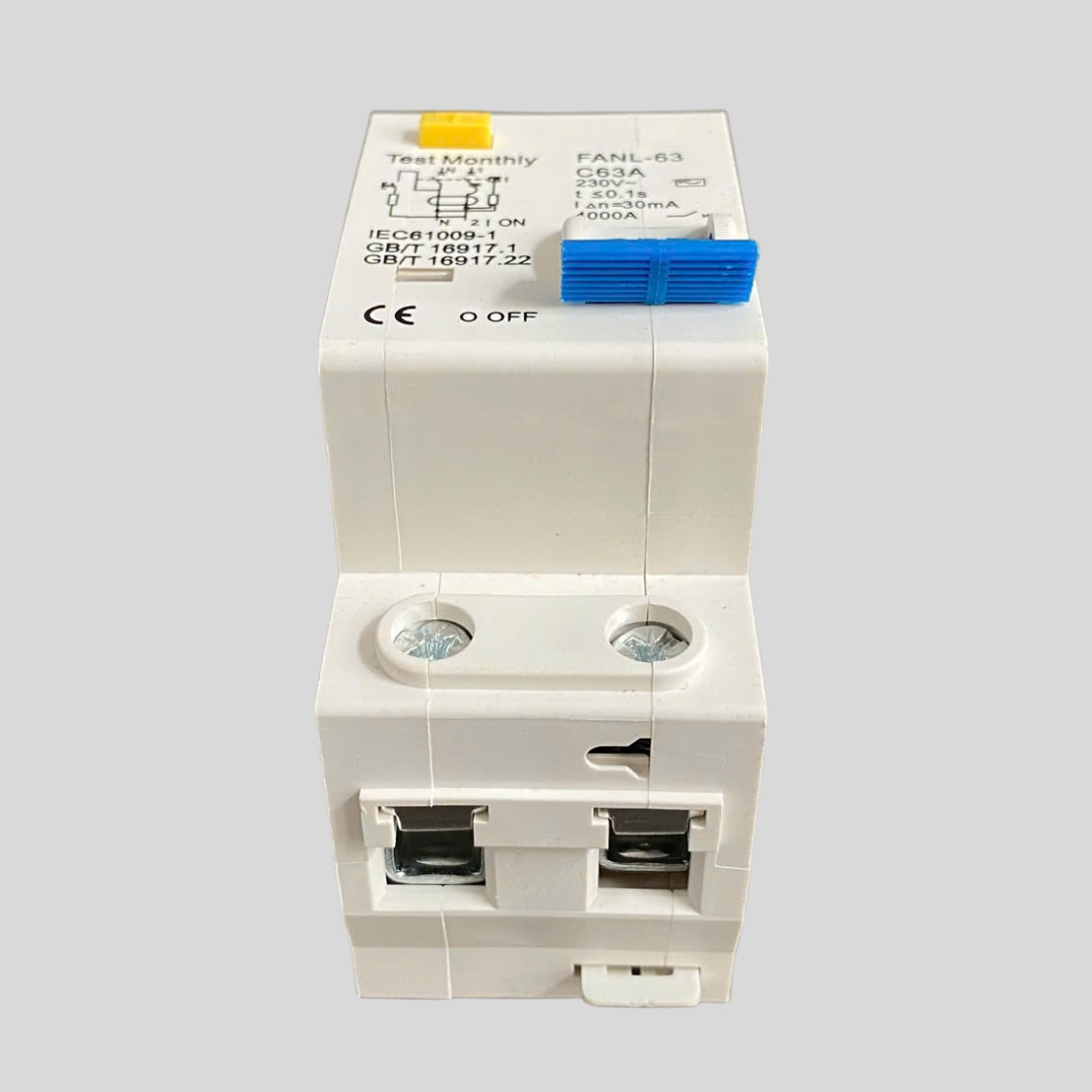 CB Aptomat chống giật, chống rò quá tải 1 pha 2P 220V 63A