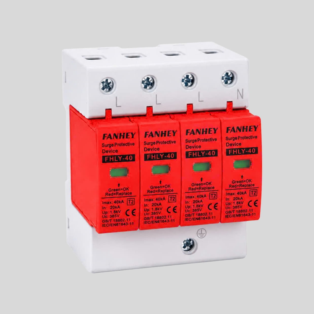 Thiết bị Chống sét AC 4P/40KA 385VAC FANHEY