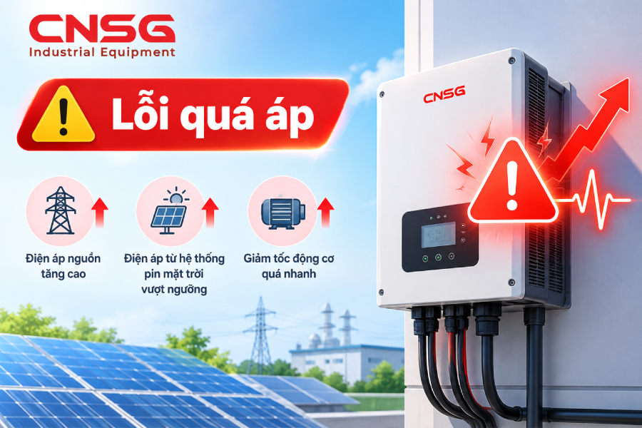 Lỗi quá áp biến tần