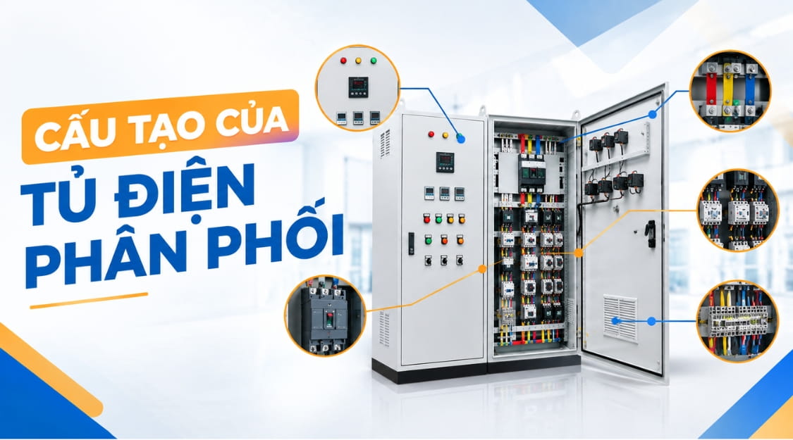 Cấu tạo của tủ điện phân phối